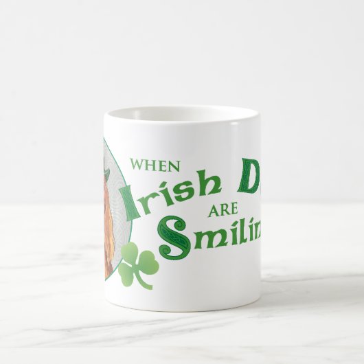Mug Setter irlandais de la Saint-Patrick (Centre)