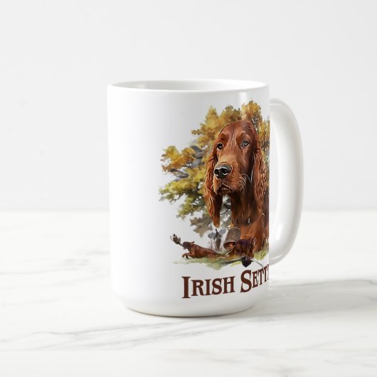 Mug Setter irlandais - Oiseau Dog Ultimate Upland (Devant droit)