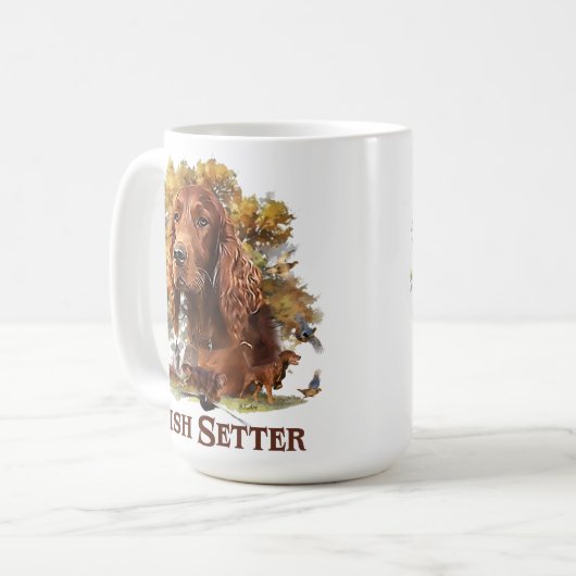 Mug Setter irlandais - Oiseau Dog Ultimate Upland (Devant gauche)