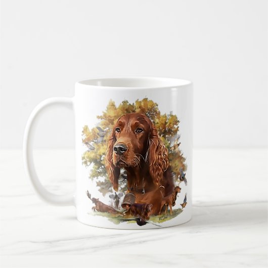 Mug Setter irlandais - Oiseau Dog Ultimate Upland (Gauche)
