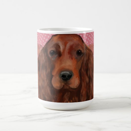 Mug Setter rouge irlandais (Centre)
