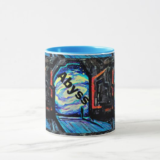 Mug Seul avec l'abîme brillant (Centre)