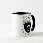 Mug Seul le barbu survit (Devant droit)