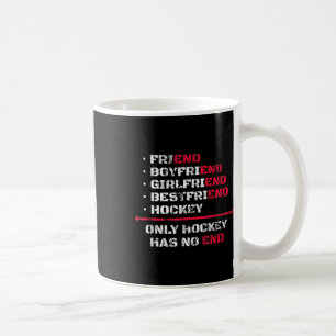 Mug Seul le hockey n'a pas de fin Hockey sur glace Hoc