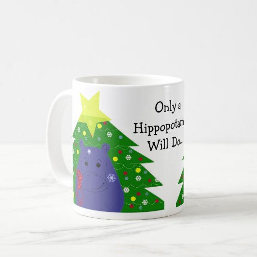 Mug Seul un Hippopotame fera (Devant gauche)