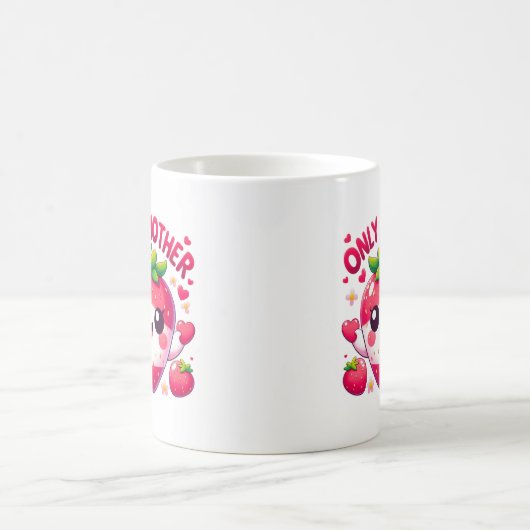 Mug Seule la fraise d'amour d'une mère (Centre)