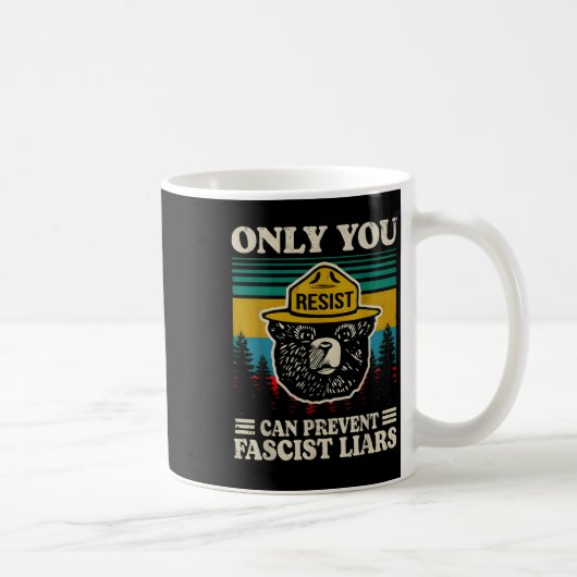 Mug Seule La Résistance Peut Empêcher Les Menteurs Fas (Droite)