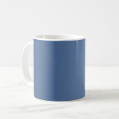 Mug SEULEMENT dégradés de COULEUR - bleu (Devant gauche)