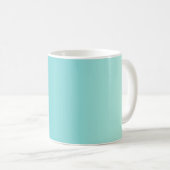 Mug SEULEMENT dégradés de COULEUR - bleu océan (Devant droit)