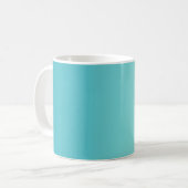 Mug SEULEMENT dégradés de COULEUR - bleu océan (Devant gauche)
