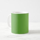 Mug SEULEMENT dégradés de COULEUR - vert (Devant gauche)