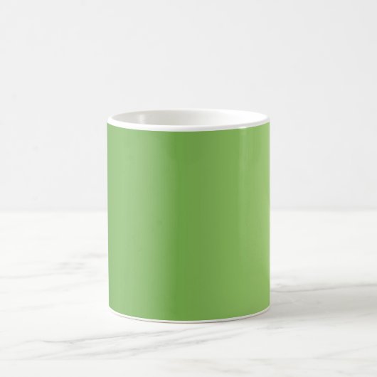 Mug SEULEMENT dégradés de COULEUR - vert (Centre)