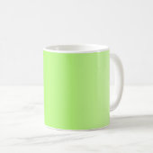 Mug SEULEMENT dégradés de COULEUR - vert néon (Devant droit)