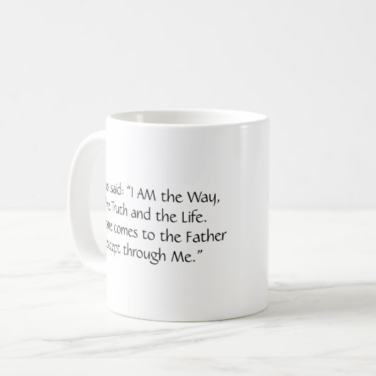 Mug SEULEMENT JÉSUS Christian (Devant gauche)
