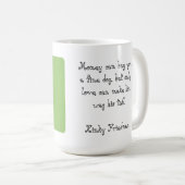 Mug Seulement l'amour peut faire une queue remuer (Devant droit)