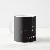 Mug Seulement Son Couple de Cœurs Lesbiens (Devant gauche)