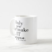 Mug SEULEMENT VOUS POUVEZ LE FAIRE PASSER Personnalisé (Devant gauche)