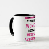 Mug Seules Les Femmes Les Plus Fortes Deviennent Adjoi (Devant gauche)