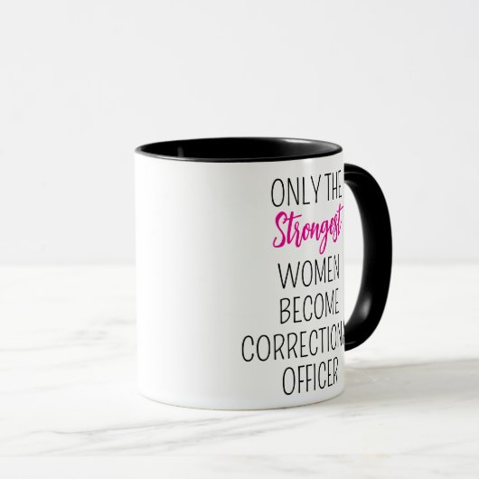 Mug seules les femmes les plus fortes deviennent agent (Devant droit)