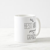 Mug seules les meilleures mamans sont promues à grand- (Devant droit)