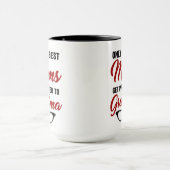 Mug Seules les meilleures mamans sont promues au café  (Centre)