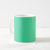 Mug SEULS gradients de COULEUR - vert océan (Devant gauche)