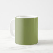 Mug SEULS gradients de COULEUR - vert olive (Devant gauche)