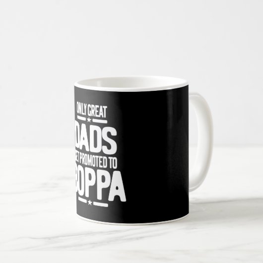 Mug Seuls Les Grands Dads Sont Promus À Boppa (Devant droit)