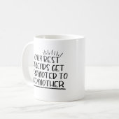 Mug Seuls les meilleurs amis sont promus à la marraine (Devant gauche)