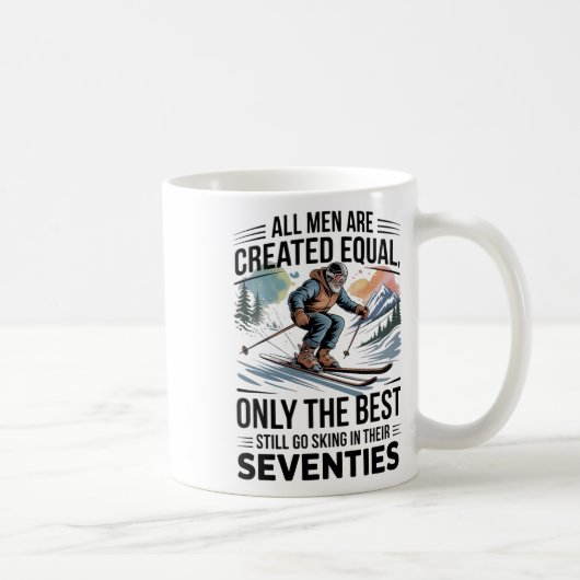 Mug Seuls Les Meilleurs Continuent De Faire Du Ski Dan (Droite)