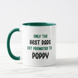 Mug Seuls les meilleurs papas sont promus à Poppy Gift