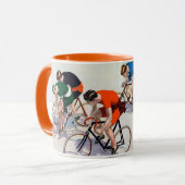 Mug Seven Bicyclists Racing, 1897 (Devant gauche)