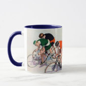 Mug Seven Bicyclists Racing, 1897 (Gauche)