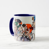 Mug Seven Bicyclists Racing, 1897 (Devant gauche)