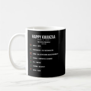 Mug Seven Principles of Kwanzaa Celebration - Happy Kw