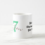 Mug Seventeenth 17 Year Anniversary Personalization (Centre)