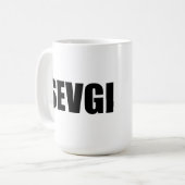 Mug Sevgi aime en azéri (Devant gauche)