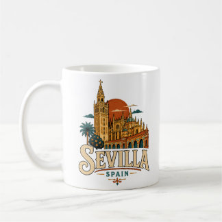 Mug Seville Espagne Voyage Art Monument Historique