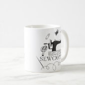 Mug Sewciopath Funny Sewing Lover Gift Idea  (Devant droit)