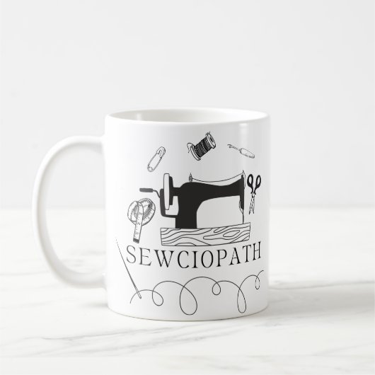 Mug Sewciopath Funny Sewing Lover Gift Idea  (Gauche)
