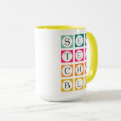 Mug Sewteachable Colorful Squares (Devant droit)