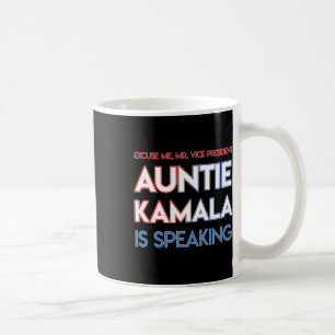 Mug S'exprimant Kamala Harris Tante Amérique Noire Ind