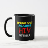 Mug S'exprimer contre la stigmatisation du VIH - Sensi (Gauche)