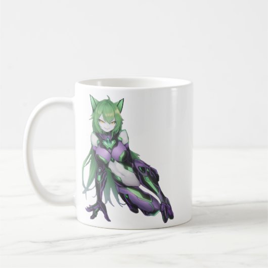 Mug Sexy Devilish Anime Catgirl (Gauche)