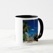 Mug Seychelles, île de Mahe, plage d'Anse Royale. (Devant droit)
