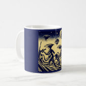 Mug SF - Aliens Sur Une Planète Étrange Bois 1 (Devant gauche)