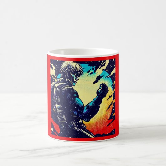 Mug SF - Héros Anime Woodcut 2 (Centre)