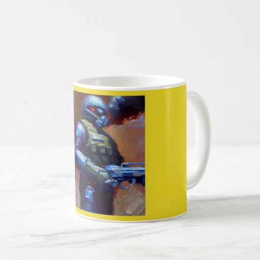 Mug SF - Héros militaire 4 (Devant droit)