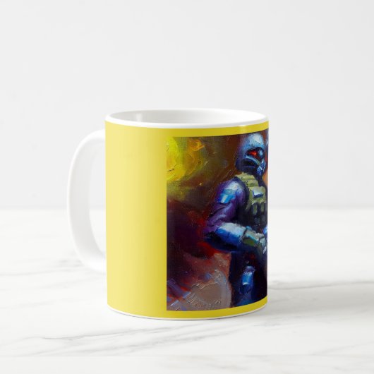 Mug SF - Héros militaire 4 (Devant gauche)