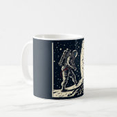 Mug SF - L'astronaute sur le bois de la Marche Spacewa (Devant gauche)